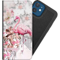 Pikkukuva 1 / 9: Apple iPhone 12  Lompakkokotelo Flamingo