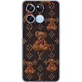 Pikkukuva 1 / 3: OnePlus Ace Racing Läpinäkyvä kuori Louis Vuitton Teddykarhu Kuvio Ylellinen Muotisuunnittelu Suosittu Motiivi Muoti-Trendi Ylelliset Asusteet