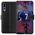 Miniatyrbillede 1 af 3: Huawei P20 Pro Tegnebogsetui MAP Fodbold Design Grafisk Mønster Moderne Sportsmotiv Trend Fodbold Populær Grafisk Stil Motiv