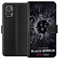Pikkukuva 1 / 3: Motorola Moto E22i Lompakkokotelo Black Mirror Sci-Fi Netflix -sarja Dystopia Teknologia Cyberpunk Synkkä TV Videopeli Teema
