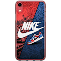 Pikkukuva 1 / 2: Apple iPhone XR Läpinäkyvä kuori  Nike Logo Punainen Sininen Lenkkarit Tyyli Urheilu Muoti Suosittu Swoosh Kuviointi Harjoitusvaatteet Graafinen Ik