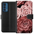 Miniatyrbillede 1 af 3: Motorola Edge 20 Pro Tegnebogsetui Roser