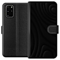 Miniatyrbillede 1 af 3: Samsung Galaxy S20+ Tegnebogsetui Sorte Bølger