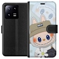 Miniatyrbillede 1 af 3: Xiaomi 13 Pro Tegnebogsetui Labubu med hat - Pop Mart figur Mr
