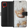 Miniatyrbillede 1 af 3: Samsung Galaxy A12 Tegnebogsetui Kitty Sweater