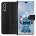 Miniatyrbillede 1 af 3: Huawei P20 Pro Tegnebogsetui Stitch Hoppende Glæde - Sjovt Design til Gave