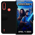 Pikkukuva 1 / 3: Motorola Moto E7 Power Lompakkokotelo Minecraft-elokuva