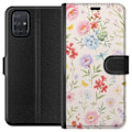 Miniatyrbillede 1 af 3: Samsung Galaxy A71 Tegnebogsetui Blomster