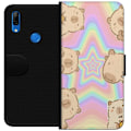 Pikkukuva 1 / 3: Huawei P Smart Z Lompakkokotelo Kawaii Capybara Galaxy Söpö