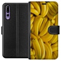 Miniatyrbillede 1 af 3: Huawei P20 Pro Tegnebogsetui Banan mønster