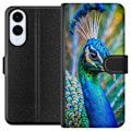 Miniatyrbillede 1 af 3: Samsung Galaxy S25 Edge Tegnebogsetui Påfugle Fjer Farverig Design Fuglemotiv Eksotisk Grafisk Motiv Natur Luksuriøs Dekoration