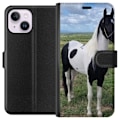 Pikkukuva 1 / 3: Apple iPhone 15 Plus Lompakkokotelo Hevosen Taika - tyylikäs