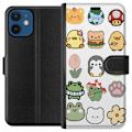 Miniatyrbild 1 av 3: Apple iPhone 12 mini Plånboksfodral Kawaii Friends – söta figurer i japansk stil