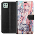 Pikkukuva 1 / 3: Samsung Galaxy A22 5G Lompakkokotelo Anime tyttö söpö
