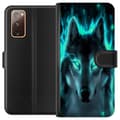 Kompatibelt Lommeboketui til Samsung Galaxy S20 FE Ulver