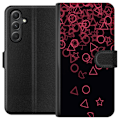 Miniatyrbillede 1 af 3: Samsung Galaxy A05s Tegnebogsetui Squid Game Ikoner Serie Design Populært TV Spil Ikoner Grafisk Motiv Asiatisk Trend Dramaserie