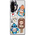 Pikkukuva 1 / 3: Sony Xperia 1 IV Läpinäkyvä kuori Labubu hahmokokoelma - Pop Mart Labubu The Monsters väriluulisessa muotoilussa