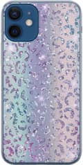 Yhteensopiva Puhelinkuori Apple iPhone 12 Glitter Leopard