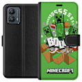 Miniatyrbillede 1 af 3: Motorola Moto G53 Tegnebogsetui Minecraft Boom