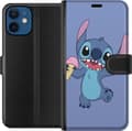Kompatibel Tegnebogsetui til Apple iPhone 12 mini Lykkelig Stitch