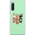 Miniatyrbillede 1 af 3: Sony Xperia 10 V Gennemsigtig cover Catpuccino