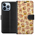 Pikkukuva 1 / 4: Apple iPhone 13 Pro Lompakkokotelo Kawaii capybara puhelinkotelo useilla söpöillä hahmoilla