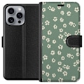 Miniatyrbillede 1 af 3: Apple iPhone 16 Pro Max Tegnebogsetui Blomsterdrøm - Farverigt Blomstermønster