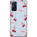 Kompatibelt Mobildeksel til Xiaomi Redmi Note 11 Pro Sommerkirsebær blå