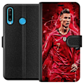 Pikkukuva 1 / 3: Huawei P30 lite Lompakkokotelo Ronaldon Taidot - CR7 Suunnitte