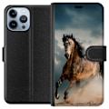 Miniatyrbillede 1 af 3: Apple iPhone 13 Pro Max Tegnebogsetui Hest