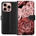 Miniatyrbillede 1 af 3: Apple iPhone 16 Pro Tegnebogsetui Roser