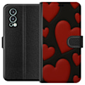 Miniatyrbild 1 av 3: OnePlus Nord 2 5G Plånboksfodral Red Velvet Hearts