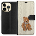 Miniatyrbilde 1 av 3: Apple iPhone 14 Pro Lommeboketui Liten Bamse – klassisk bamse i enkel design