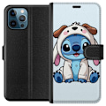 Pikkukuva 1 / 3: Apple iPhone 12 Pro Lompakkokotelo Stitch Koirapuku Lilo & Stitch Disney Hauska Design Sininen Avaruusolento Sarjakuva Hahmo Suosittu Lapsille Suositt