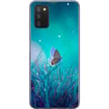 Kompatibelt Mobildeksel til Samsung Galaxy A03s Blå sommerfugl