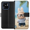 Miniatyrbillede 1 af 3: Xiaomi Redmi 10C Tegnebogsetui Labubu Mørke Drømme