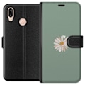 Pikkukuva 1 / 3: Huawei P20 lite Lompakkokotelo Vihreä Minimalikukka - tyylik