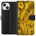 Miniatyrbillede 1 af 3: Apple iPhone 15 Plus Tegnebogsetui Banan mønster