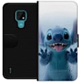 Miniatyrbillede 1 af 3: Motorola Moto E7 Tegnebogsetui Stitch ved et vindue i sød stil