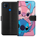 Pikkukuva 1 / 3: Xiaomi Redmi 9C Lompakkokotelo Stitch & Angel