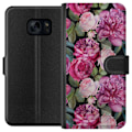 Miniatyrbillede 1 af 3: Samsung Galaxy S7 Tegnebogsetui Blomster