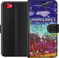 Kompatibelt Lommeboketui til Apple iPhone 7 MineCraft
