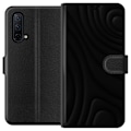 Miniatyrbillede 1 af 3: OnePlus Nord CE 5G Tegnebogsetui Sorte Bølger