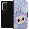 Miniatyrbillede 1 af 3: Huawei P40 Pro Tegnebogsetui Blå Kanin Labubu