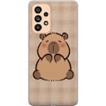 Pikkukuva 1 / 3: Samsung Galaxy A53 5G Läpinäkyvä kuori Mobilskal kawaii capybara flera figurer japansk stil