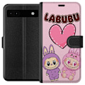 Pikkukuva 1 / 3: Google Pixel 6a Lompakkokotelo Labubu Pink Monster