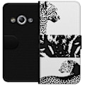 Miniatyrbillede 1 af 3: Samsung Galaxy Xcover 3 Tegnebogsetui Leopard Faces
