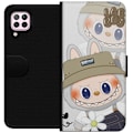 Pikkukuva 1 / 3: Huawei P40 lite Lompakkokotelo Labubu Minimal Mood - Yksinkertainen ja tyylikäs hirviösuunnittelu