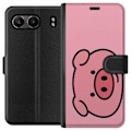 Miniatyrbild 1 av 3: OnePlus Nord 4 Plånboksfodral Kawaii Piggy