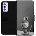 Miniatyrbillede 1 af 3: Samsung Galaxy A82 5G Tegnebogsetui Pop Mart MEGA LABUBU LABUBU Sketch 1000%